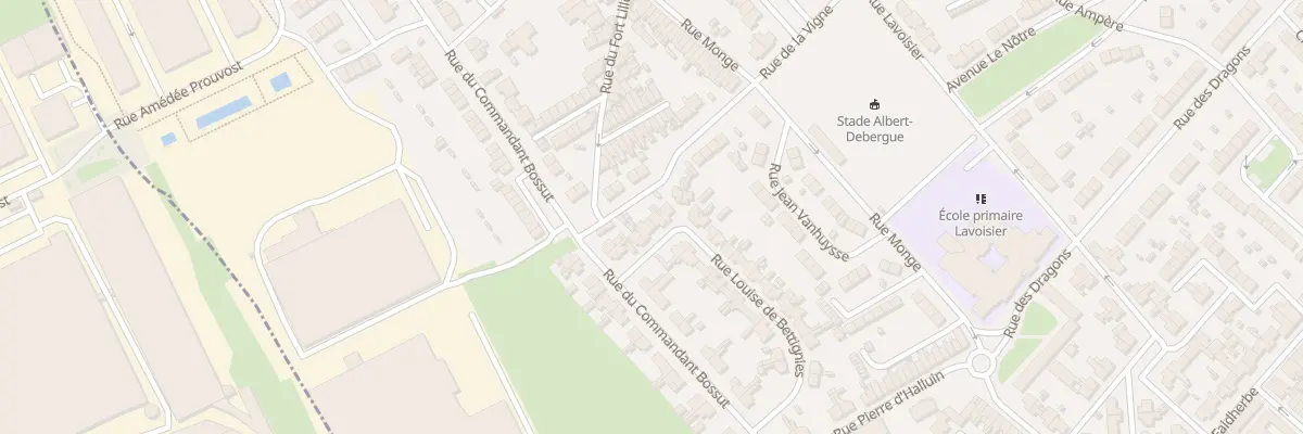 Plan du 40 Rue Louise De Bettignies à Wattrelos