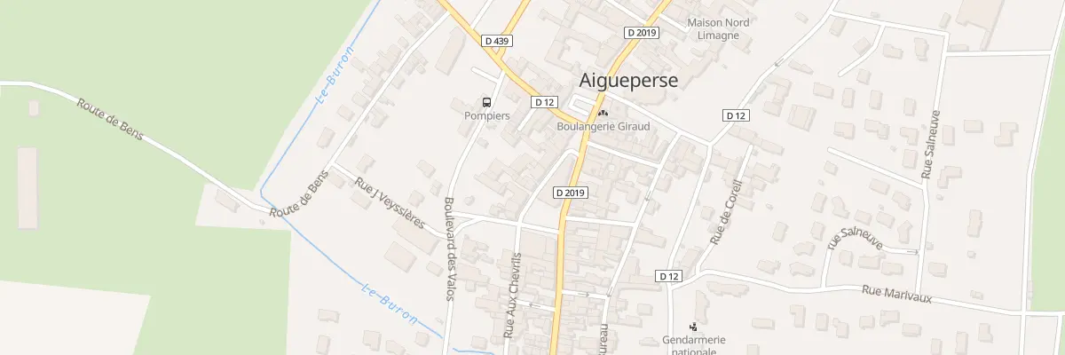 Plan du 6 Rue aux Chevrils à Aigueperse