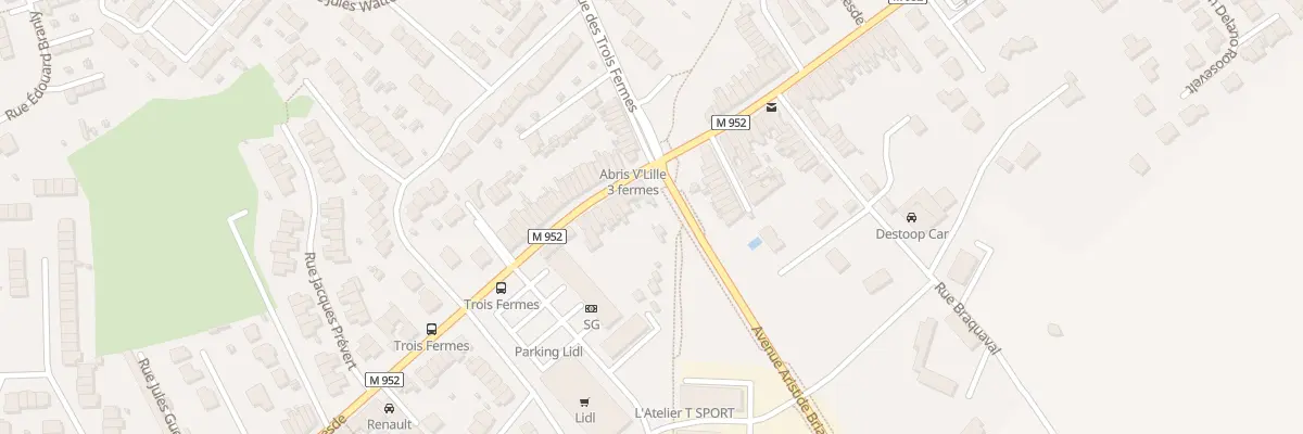Plan du 376 Rue Jules Guesde à Hem