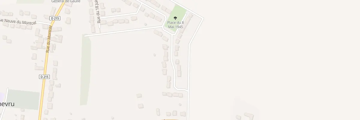 Plan du 33 Rue Charles de Gaulle à Chevru