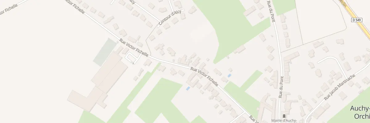 Plan du 296 Rue Victor Fichelle (Le Moulin à Auchy-lez-Orchies