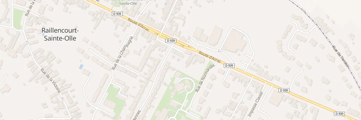 Plan du 1 Rue des Ardennes à Raillencourt-Sainte-Olle