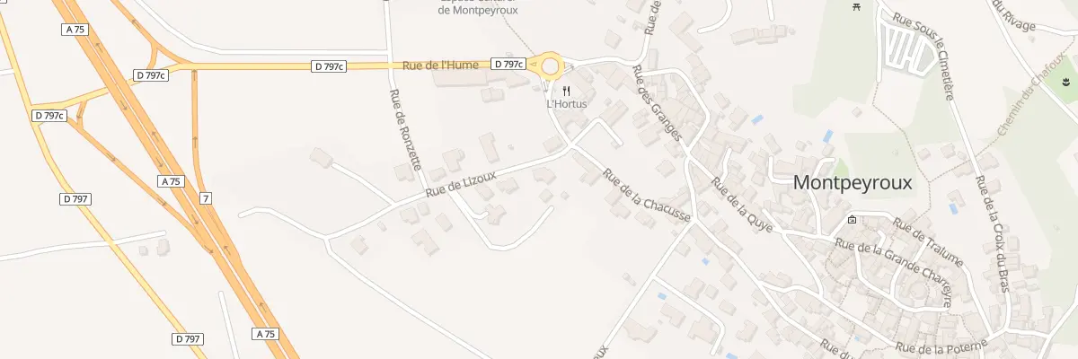 Plan du 5 Rue de Lizoux à Montpeyroux