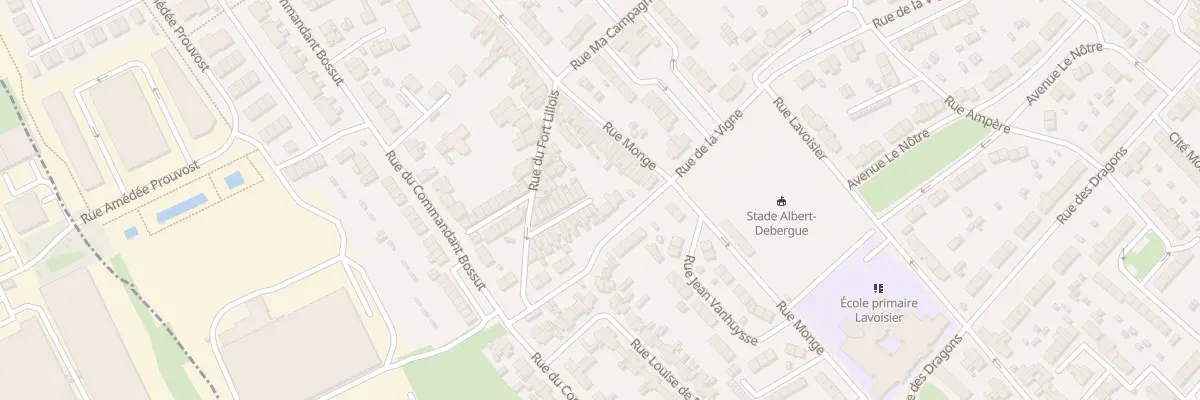 Plan du 98 Rue de la Vigne à Wattrelos