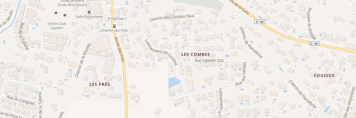 Plan du 5 Lot les Combes à Laurens