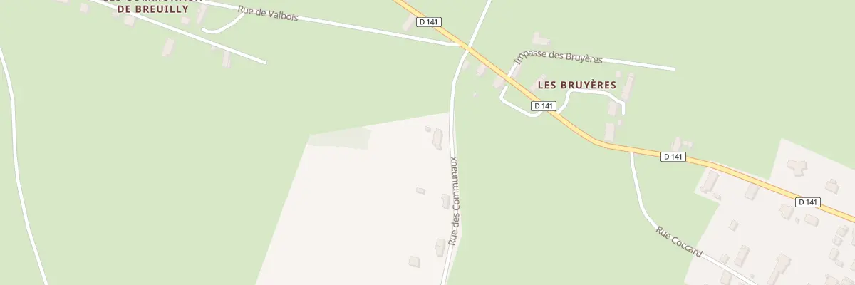 Plan du 8 Rue des Communaux à Cesset