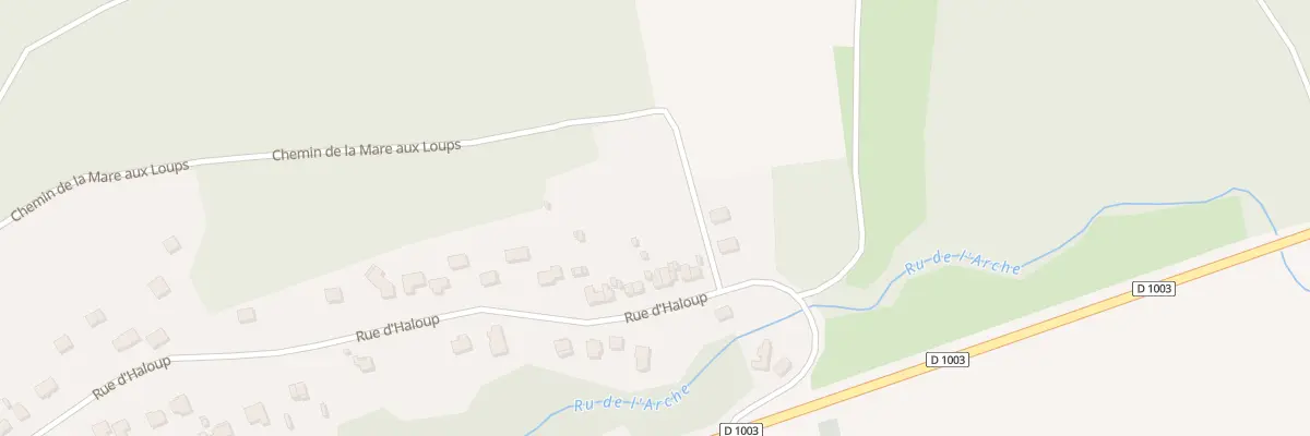 Plan du 14 Rue d’Haloup à Montreuil-aux-Lions