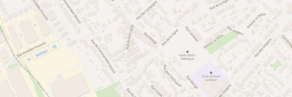 Plan du 96 Rue de la Vigne à Wattrelos