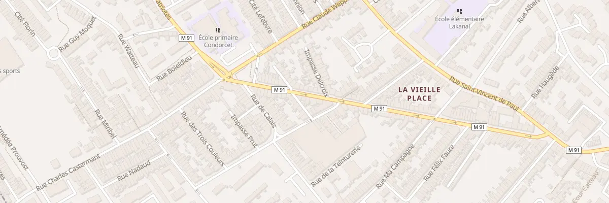 Plan du 177 Rue Henri Briffaut à Wattrelos