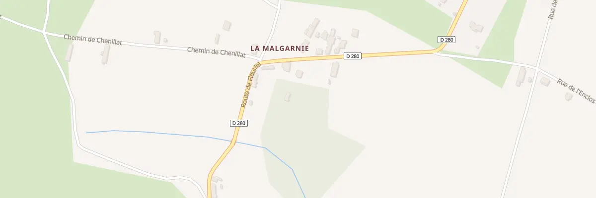 Plan du 33 Rue de la Malgarnie à Cesset