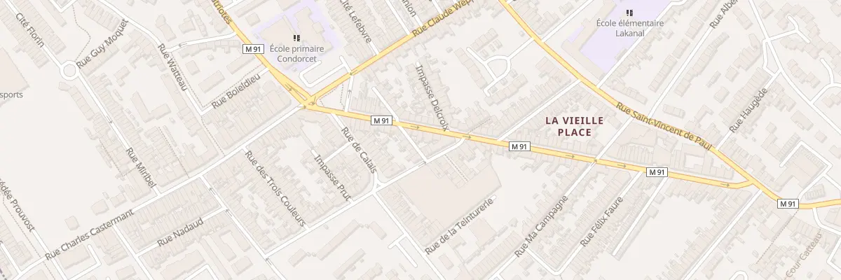 Plan du 175 Rue Henri Briffaut à Wattrelos