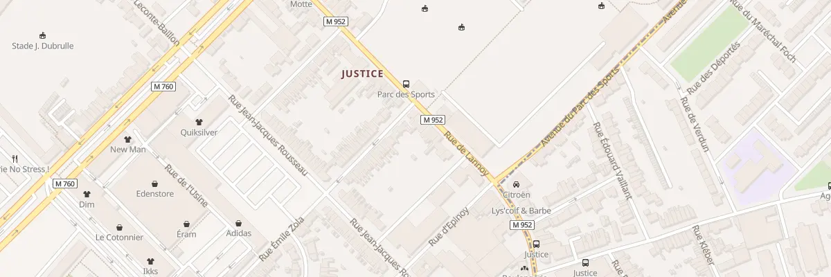 Plan du 630 Rue de Lannoy à Roubaix