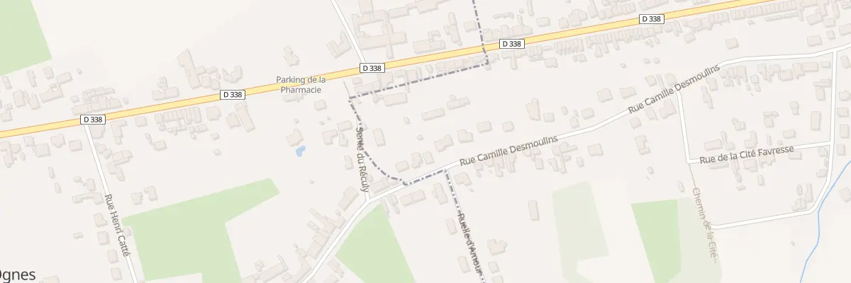 Plan du 124 Rue Camille Desmoulins à Chauny