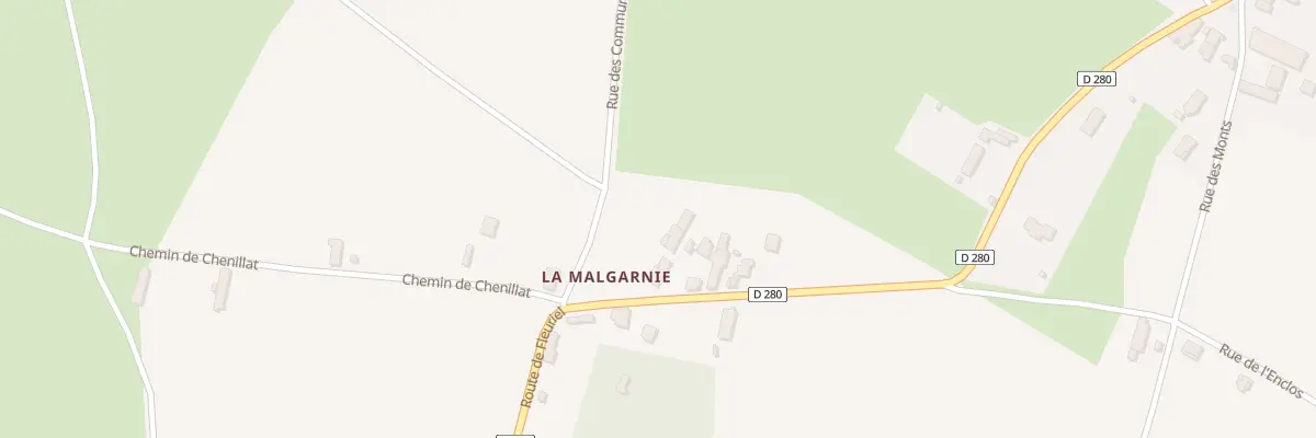 Plan du 38 Rue de la Malgarnie à Cesset