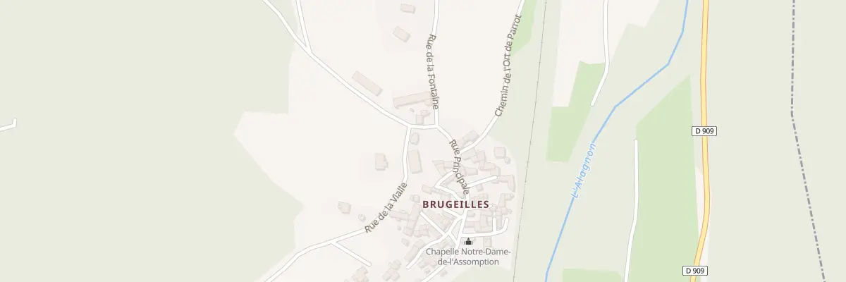 Plan du 5063 Brugeille à Torsiac