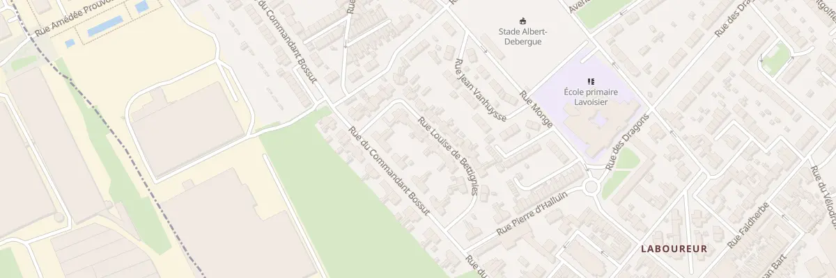 Plan du 13 Rue Louise De Bettignies à Wattrelos
