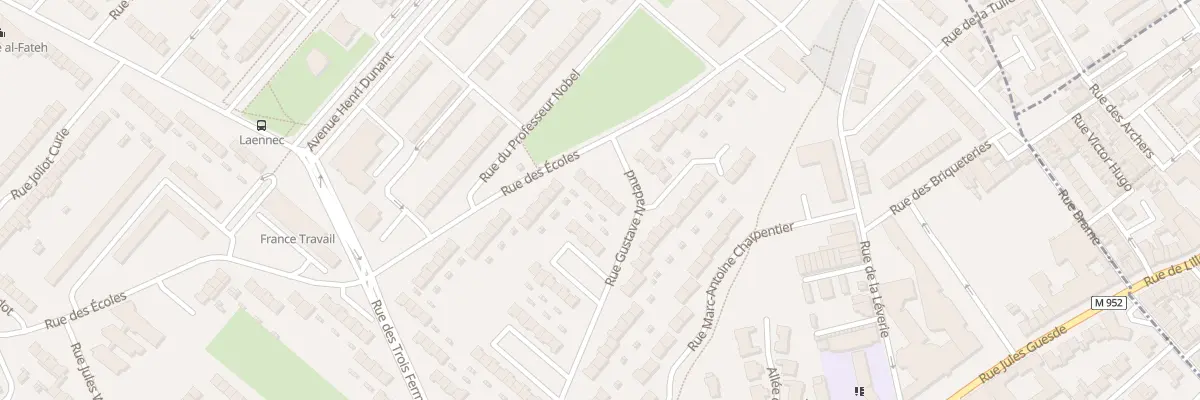 Plan du 53 Rue Gustave Nadaud à Hem