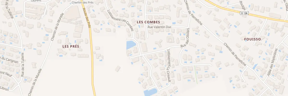 Plan du 8B Rue des Oliviers à Laurens