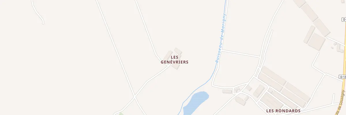 Plan du 5023 Domaine des Genevriers à Marigny