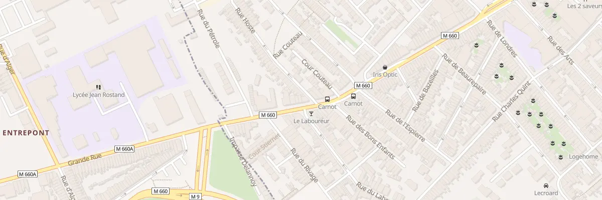 Plan du 314 Rue Carnot à Wattrelos
