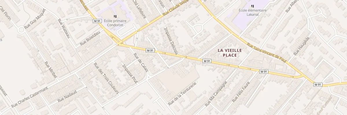 Plan du 169 Rue Henri Briffaut à Wattrelos