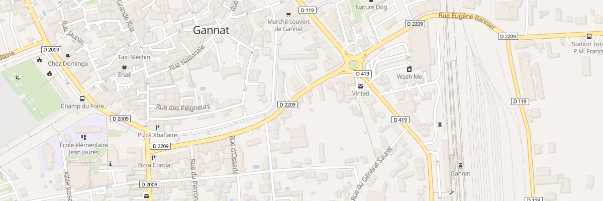 Plan du 40 Av Jean Jaurés à Gannat