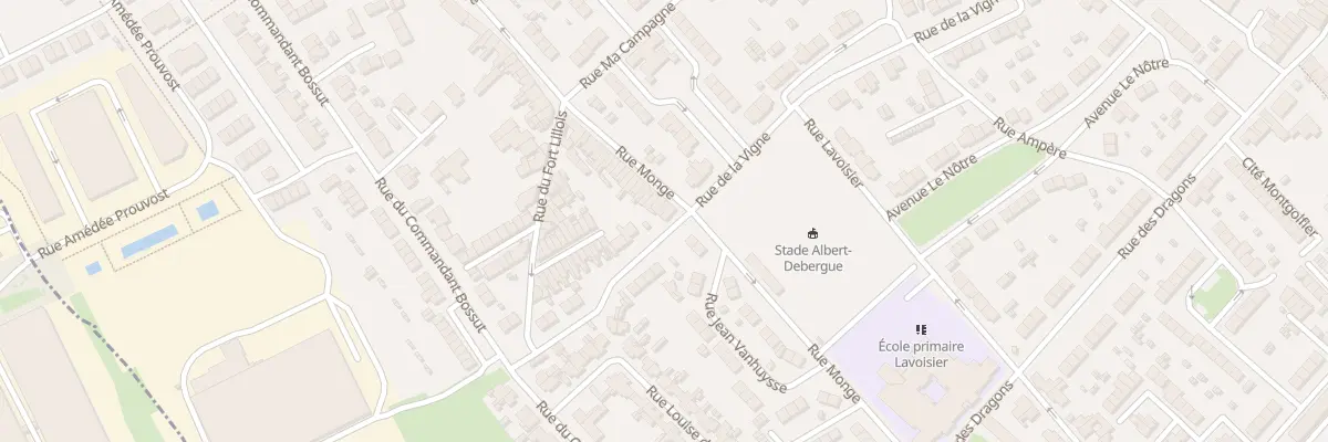 Plan du 118 Rue Monge à Wattrelos