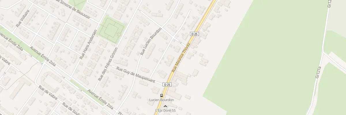 Plan du 40 Rue Maurice Thorez à Pecquencourt