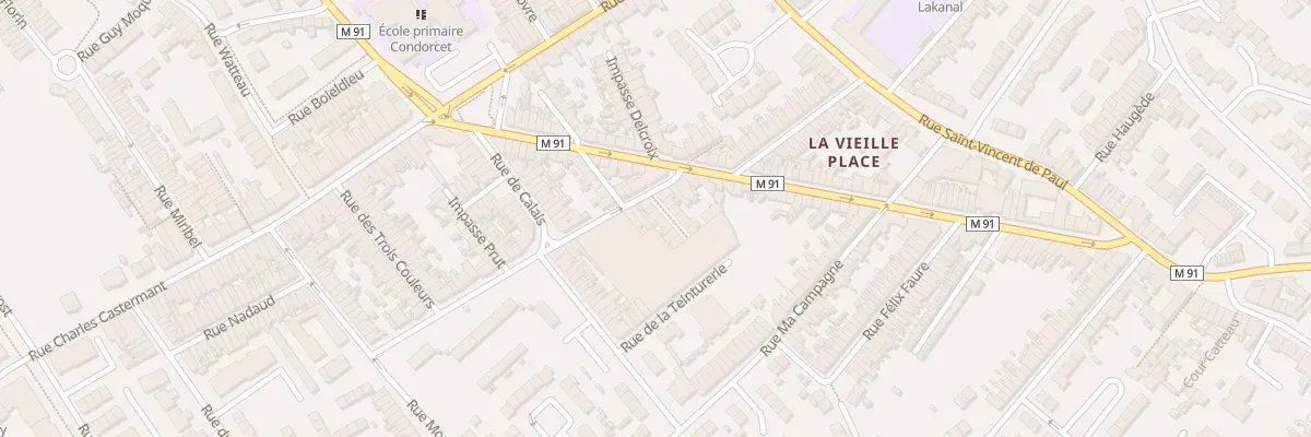Plan du 4 Rue de Bethune Imp Byttebier à Wattrelos