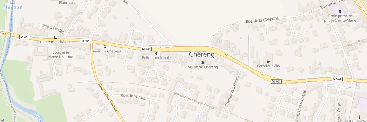 Plan du 58 Rte Nationale à Chéreng