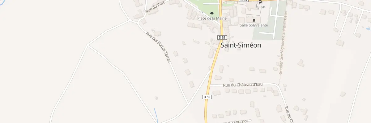 Plan du 6 Rue des Fortes Terres à Saint-Siméon