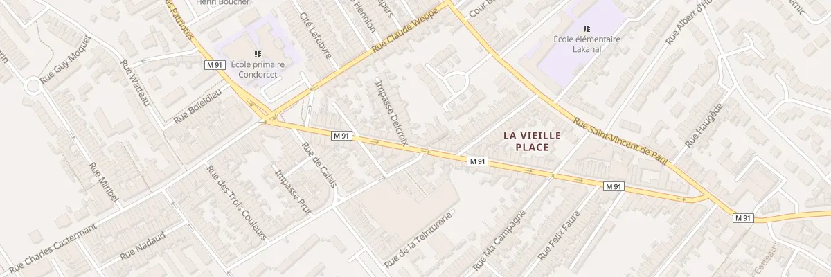 Plan du 156 Rue Henri Briffaut à Wattrelos