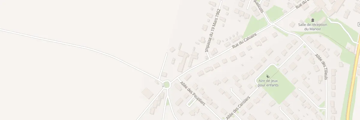 Plan du 54 Rue du Calvaire à Masnières