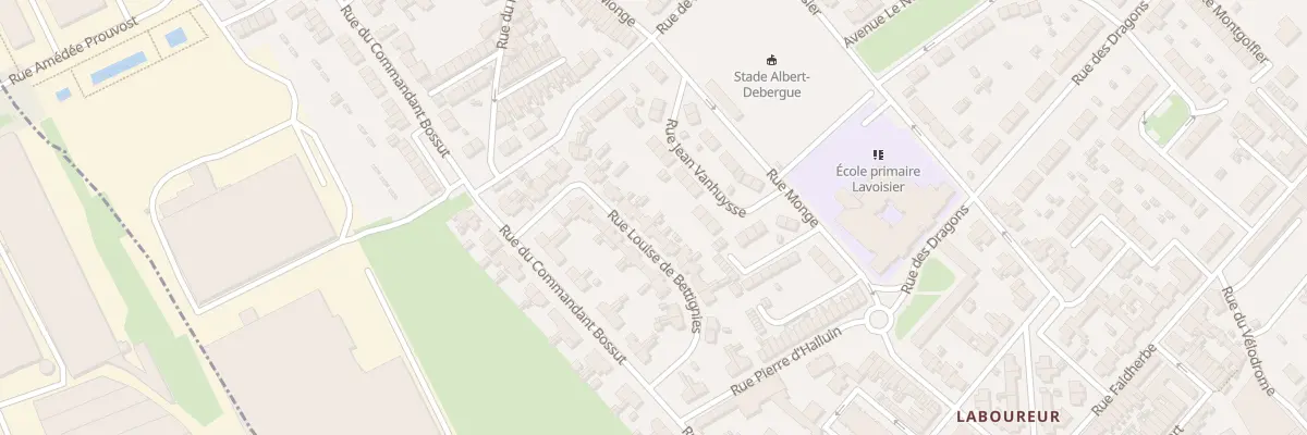 Plan du 20 Rue Louise De Bettignies à Wattrelos