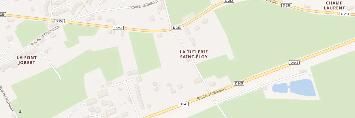 Plan du 4 Che de la Tuilerie Saint-eloy à Souvigny