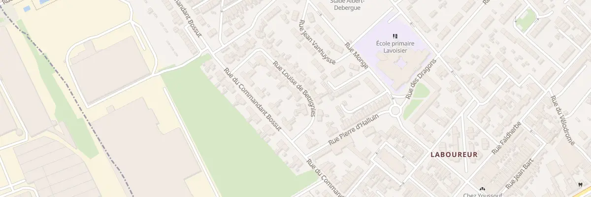 Plan du 5 Rue Louise De Bettignies à Wattrelos