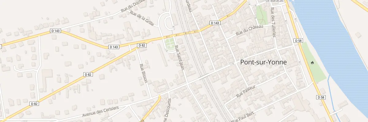 Plan du 30 Rue Saint Jean à Pont-sur-Yonne