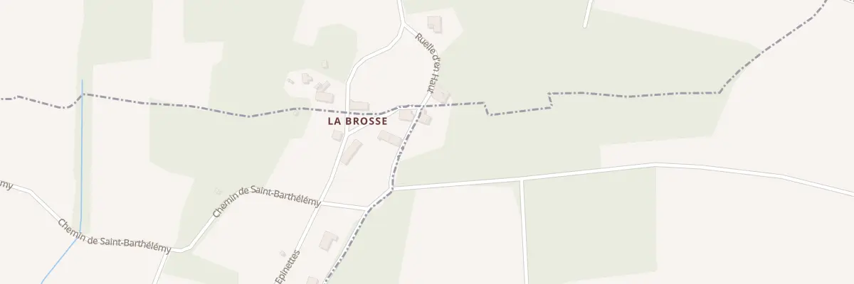 Plan du 29 La Brosse à Saint-Siméon