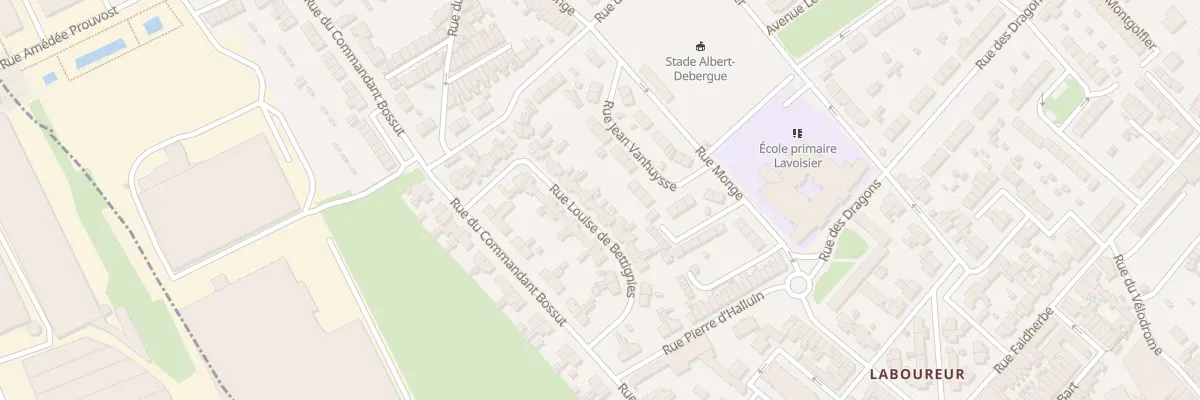 Plan du 18 Rue Louise De Bettignies à Wattrelos