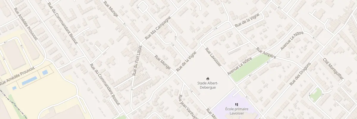 Plan du 90 Rue de la Vigne à Wattrelos