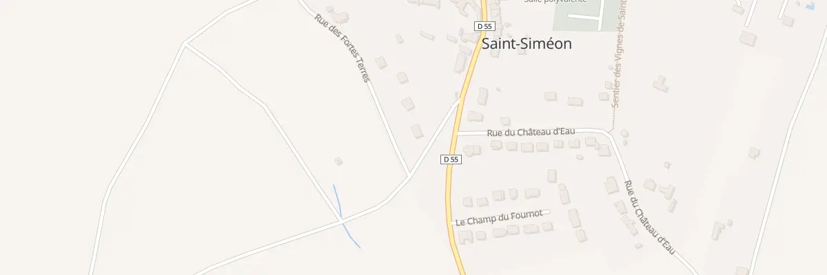 Plan du 2 Rue des Fortes Terres à Saint-Siméon