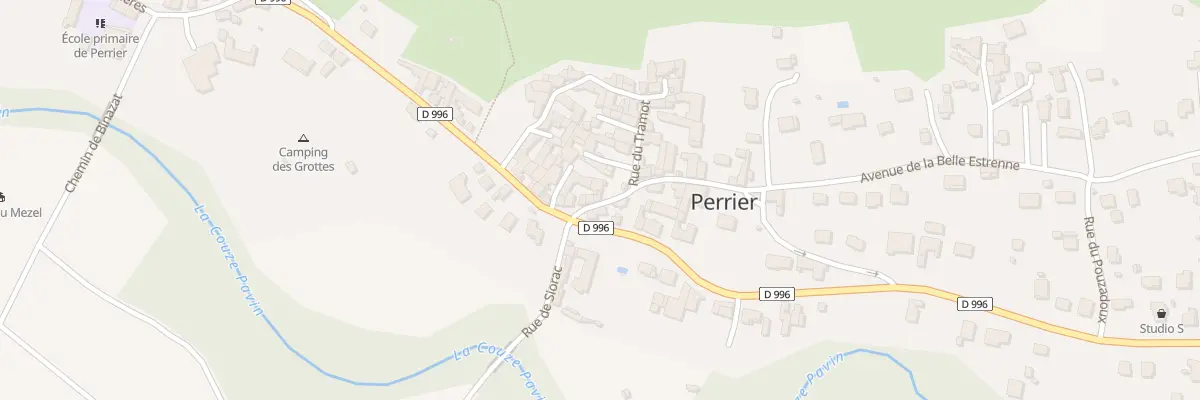 Plan du 13 Av du Tramot à Perrier