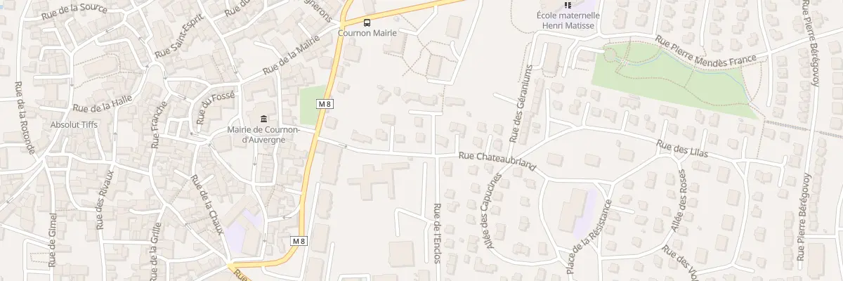 Plan du 3T Rue Chateaubriand à Cournon-d’Auvergne