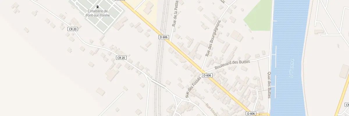 Plan du 75 Rue Carnot à Pont-sur-Yonne