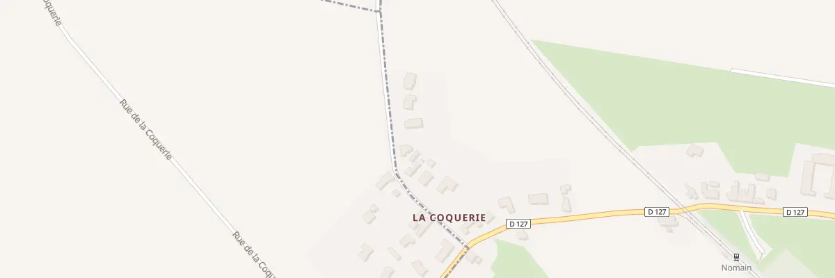 Plan du 24A Rue de la Coquerie à Nomain