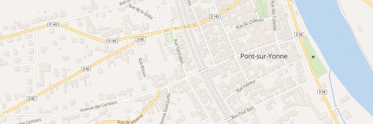 Plan du 26 Rue Saint Jean à Pont-sur-Yonne
