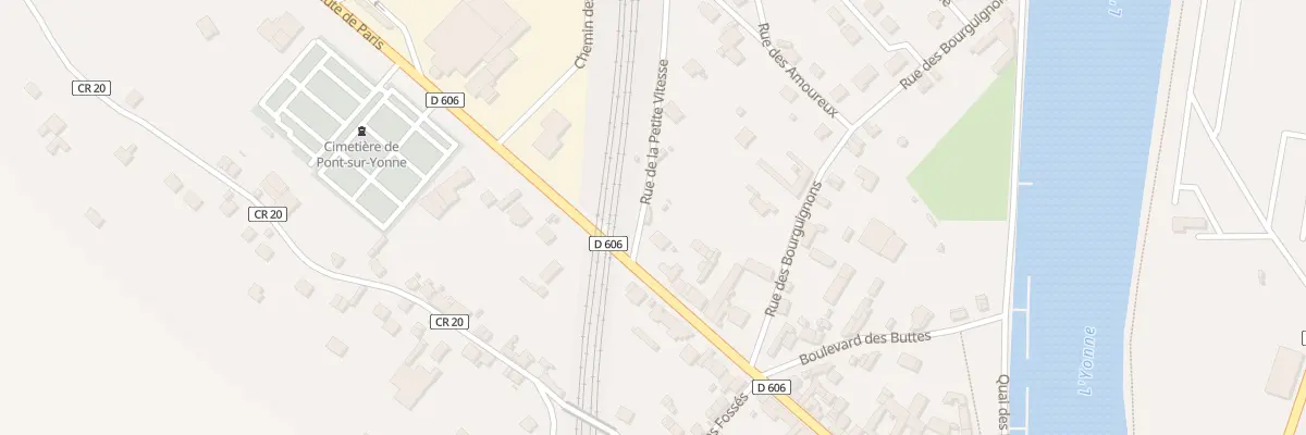 Plan du 98 Rue Carnot à Pont-sur-Yonne