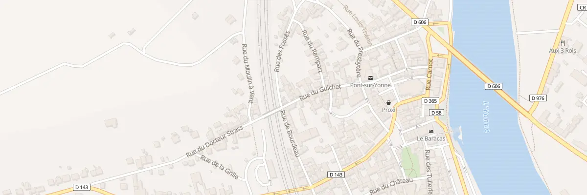 Plan du 26 Rue du Guichet à Pont-sur-Yonne