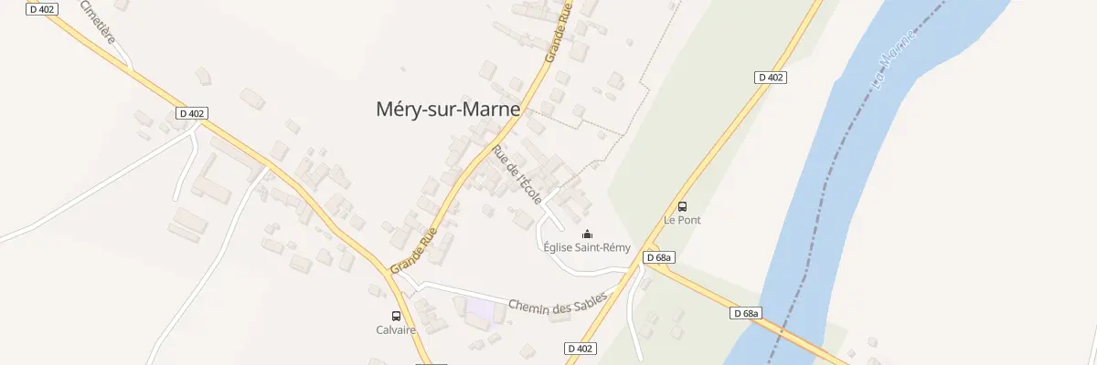 Plan du 1 Pl de l’Eglise à Méry-sur-Marne