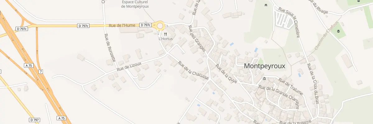 Plan du 1 Rue des Granges à Montpeyroux
